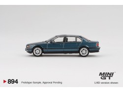 BMW 750IL (E38) - modrá met. - 1:64 - Mini GT