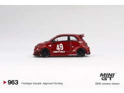 FIAT ABHART 595 LB-WORKS X Abas Works 2024  - červená - 1:64 - Mini GT