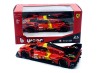 FERRARI - 499P 3.0L TURBO V6 TEAM FERRARI AF CORSE n.51 WINNER 24h LE MANS 2023 1:43 Bburago