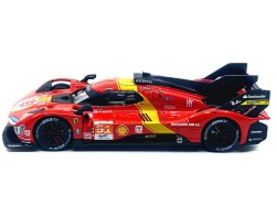 FERRARI - 499P 3.0L TURBO V6 TEAM FERRARI AF CORSE n.51 WINNER 24h LE MANS 2023 1:43 Bburago