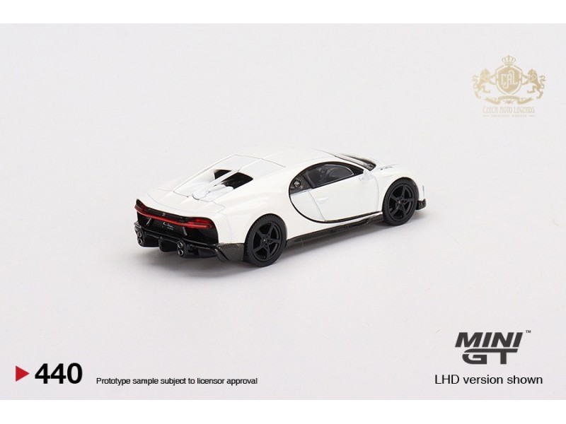 Bugatti Chiron Super Sport, White -1:64 - Mini GT/MIJO
