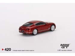 Bentley Continental Gt Speed 2022, červená -1:64 - Mini GT/MIJO