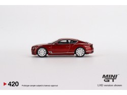 Bentley Continental Gt Speed 2022, Candy Red -1:64 - Mini GT/MIJO