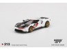 Ford Gt 2021 Ken Miles Heritage Version n.98, bílá/černá -1:64 - Mini GT/MIJO