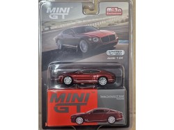 Bentley Continental Gt Speed 2022, Candy Red -1:64 - Mini GT/MIJO