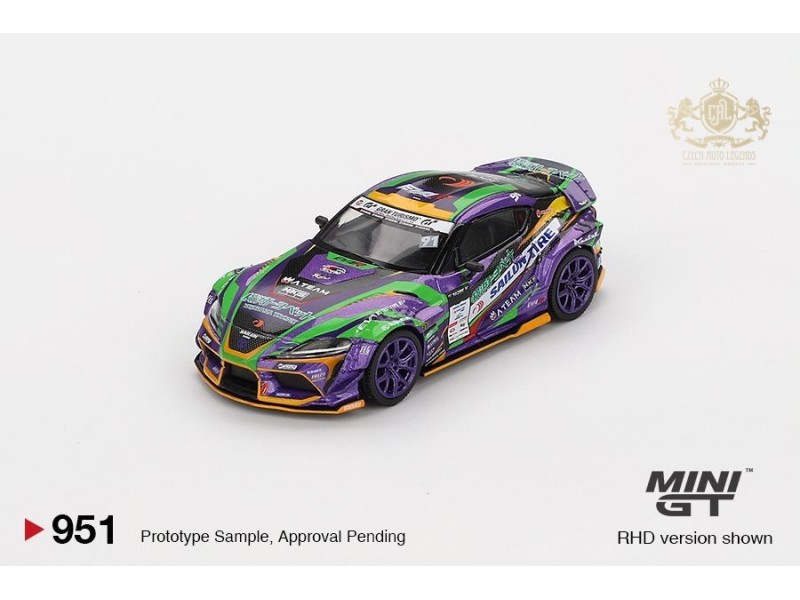 TOYOTA GR SUPRA KUHL D1GP EVANGELION RACING 2021 - 1:64 - Mini GT - blistr