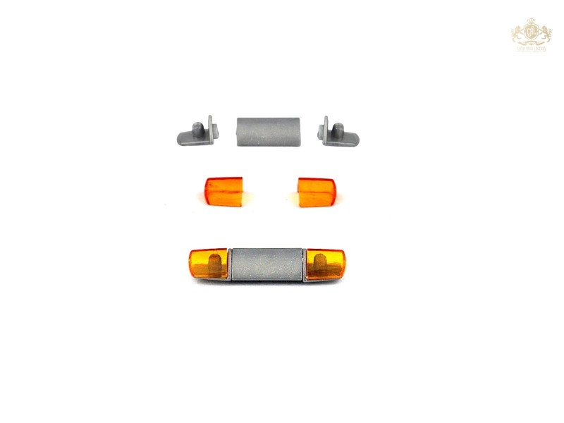 Beacon Hella light - silver - orange - 1:43 - CAL