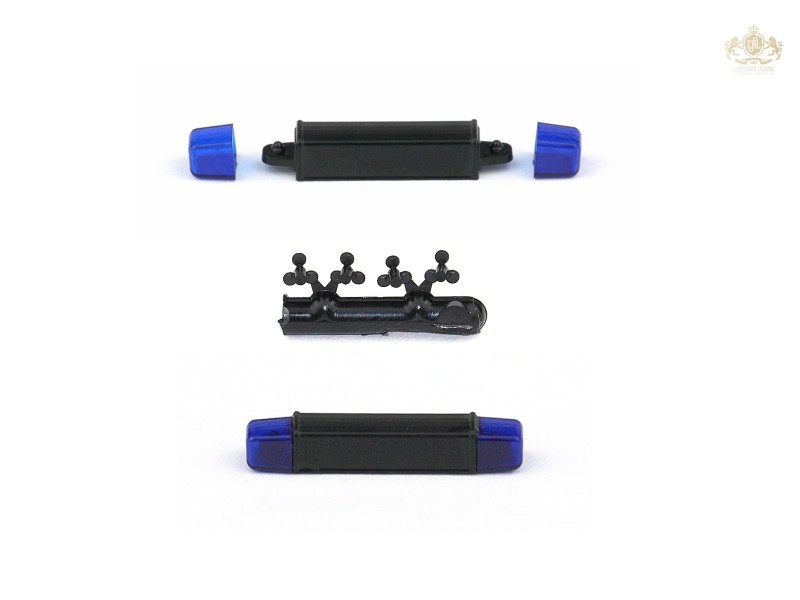 Beacon Hella light old - black-blue - 1:43 - CAL