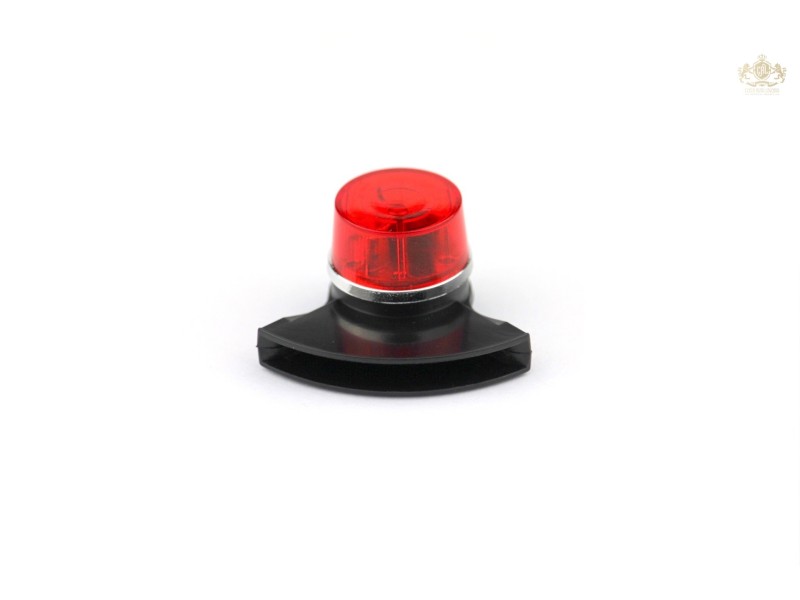 Beacon "Tesla AZD 500/501" − red with black sound siren − assembled − CAL 1:18