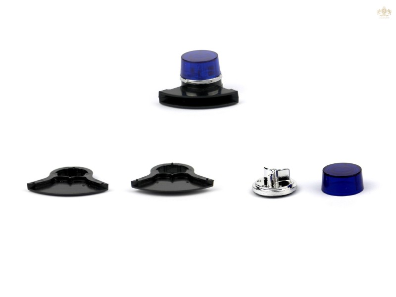 Beacon "Tesla AZD 500/501" − blue with black sound siren − kit − CAL 1:18