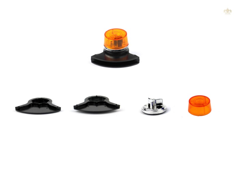 Beacon "Tesla AZD 500/501" − orange  with black sound siren − kit