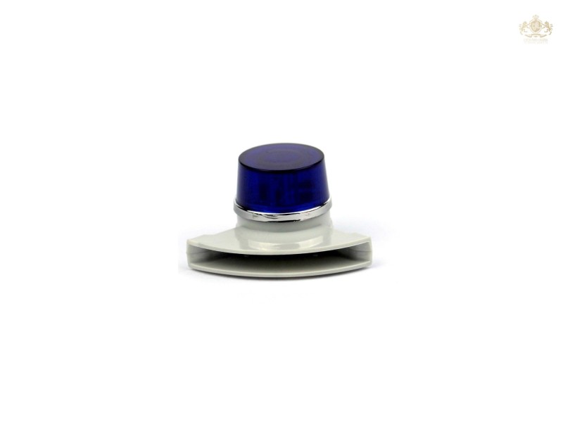 Tesla AZD 500 beacon − blue with gray sound siren − assembled − CAL 1:18