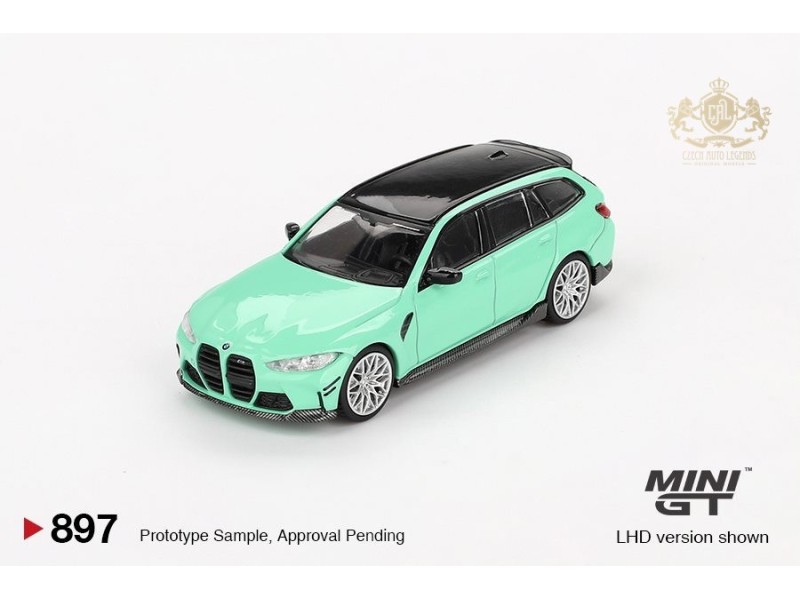BMW M3 TOURING (G81) M Performance  mint green 2022 -1:64 - Mini GT/ blistr - blister