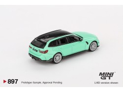 BMW M3 TOURING (G81) M Performance  mint green 2022 -1:64 - Mini GT