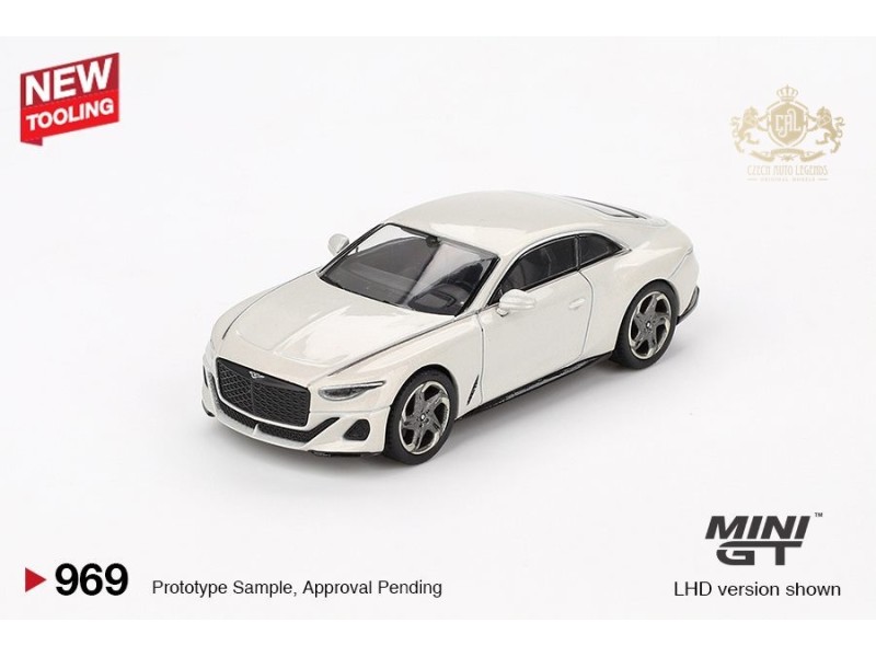 BENTLEY BATUR BONNEVILLE  White pearl 2022 -1:64 Mini GT/blistr - blister