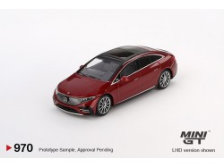 MERCEDES-BENZ EQS 580 4MATIC red metallic 2024 -1:64 - Mini GT