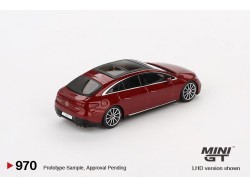 MERCEDES-BENZ EQS 580 4MATIC  červená met. 2024 -1:64 - Mini GT/blistr - blister