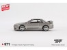 NISSAN GT-R (R32) VEILSIDE COMBAT C-I šedá met. 2011 -1:64 Mini GT