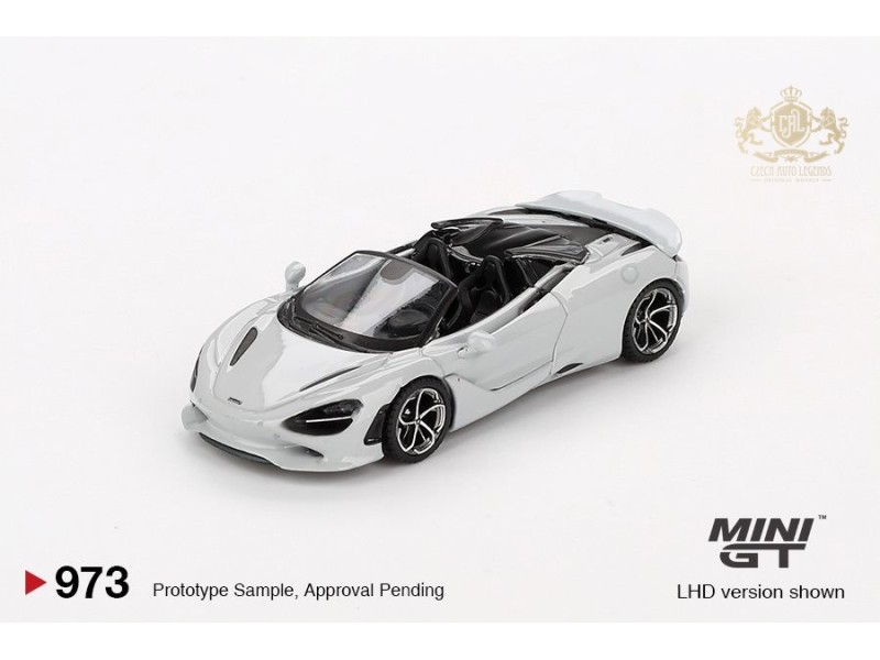 MCLAREN 750S SPIDER CIRRUS GREY 2024 -1:64 - Mini GT