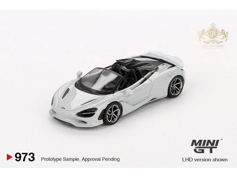 MCLAREN 750S SPIDER CIRRUS GREY 2024 -1:64 Mini GT/blistr - blister