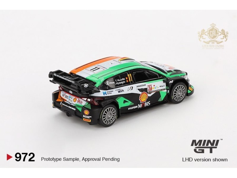 HYUNDAI I20 N RALLY 1 n.11 RALLY CROATIA 2023 -1:64 Mini GT - blistr