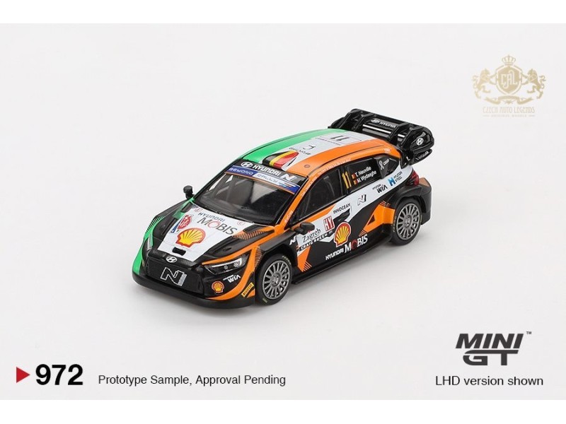 HYUNDAI I20 N RALLY 1 n.11 RALLY CROATIA 2023 -1:64 Mini GT - blistr