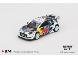 Ford Puma Rally1 nr.13 M-Sport Ford WRT RMC 2024  - white  - 1:64 - Mini GT - blister
