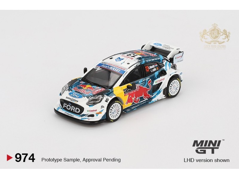 Ford Puma Rally1 nr.13 M-Sport Ford WRT RMC 2024  - white  - 1:64 - Mini GT - blister