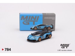 Lamborghini Aventador SVJ 63 - blue met. -1:64 - Mini GT