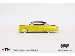 Lincoln Capri Hot Rod 1954 Lime Yellow - 1:64 - Mini GT