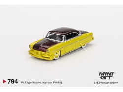 Lincoln Capri Hot Rod 1954 Lime Yellow - 1:64 - Mini GT