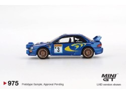 Subaru Impreza WRC98 1998 Rally Monte-Carlo 3rd Place nr.3   - blue  - 1:64 - Mini GT
