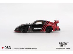 Mazda RX-7 LB-Super Silhouette Advan  - black  - 1:64 - Mini GT