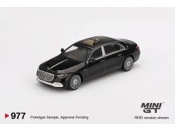 Mercedes-Maybach S 680 - černá -1:64  - Mini GT/blistr