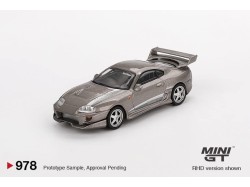 Toyota Supra VeilSide Combat V-II - šedá met. -1:64 - Mini GT