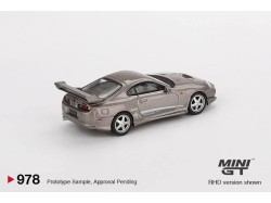 Toyota Supra MK4 (A80) VeilSide Combat V-II - Cobalt grey -blistr- 1:64 - Mini GT - blister