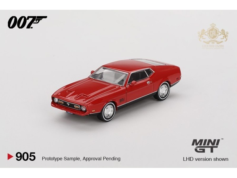 FORD MUSTANG MACH 1 - DIAMONDS ARE FOREVER - 1971 -1:64 - Mini GT/blis