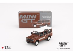 Land Rover Defender 110 1985 County Station Wagon 1985 - Brown - 1:64