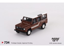 Land Rover Defender 110 1985 County Station Wagon 1985 - Brown - 1:64