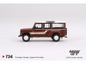 Land Rover Defender 110 1985 County Station Wagon 1985 - Brown - 1:64 - Mini GT