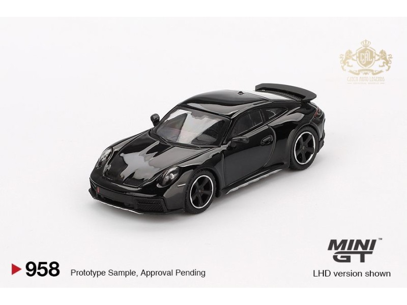 PORSCHE 911 (992) DAKAR 2023- Black -1:64 - Mini GT-blistr - blister