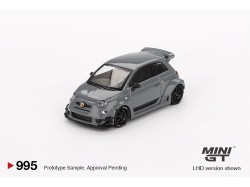 FIAT ABARTH 595 LB-WORKS X ABAS WORKS 2024 - Grey - 1:64 -Mini GT