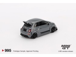 FIAT ABARTH 595 LB-WORKS X ABAS WORKS 2024 - šedá - 1:64 -Mini GT - blister