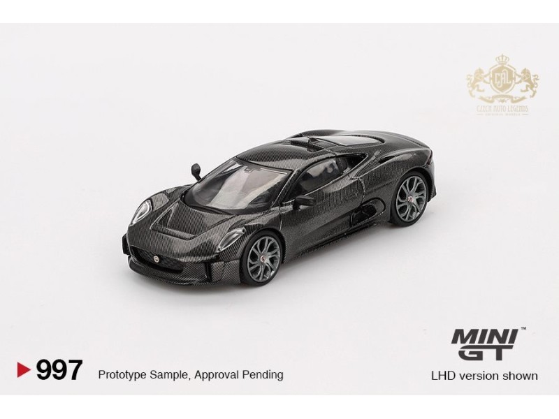 JAGUAR C-X75 TEST CAR 2010 - Kompozit Black - 1:64 -Mini GT