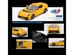 FERRARI 812 GIALLO MODENA COMPETITIZONE 2021 - yellow -1:64 - BBR