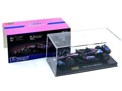 ALPINE F1 A524 TEAM BWT ALPINE N.31 SEASON 2024 1:43 - ESTEBAN OCON - WITH PILOT AND SHOWCASE – Bburago