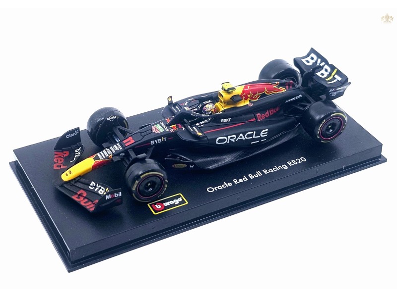 RED BULL F1 RB20 ORACLE RED BULL RACING N.11 2024 1:43 - SERGIO PEREZ - PILOT AND SHOWCASE - Bburago