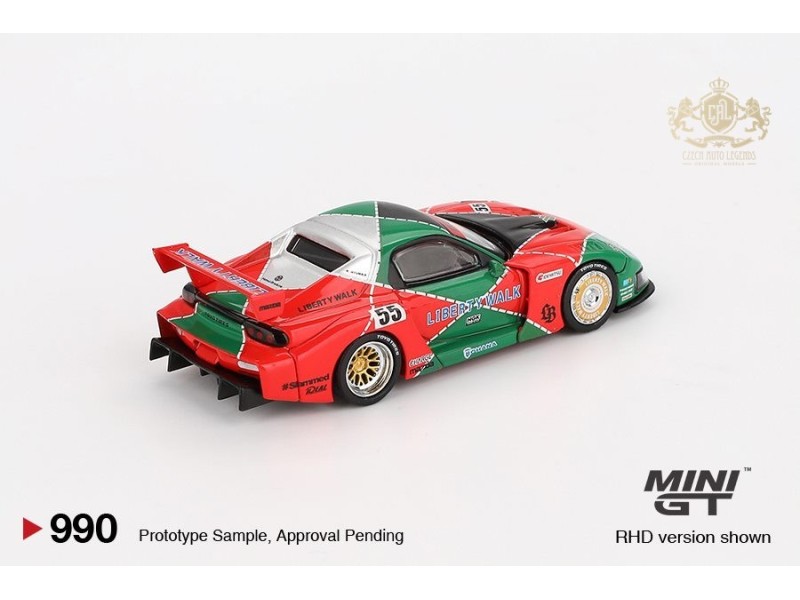 MAZDA RX7 (FD3S) LB-SUPER SILHOUETTE 787B TAS 2024 -green - 1:64 -Mini GT