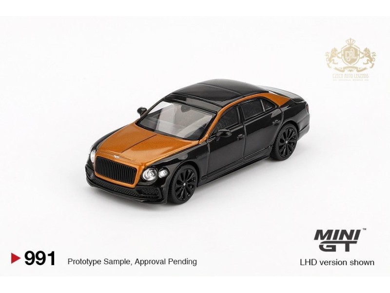 BENTLEY FLYING SPUR  2024 -gold met/black - 1:64 -Mini GT