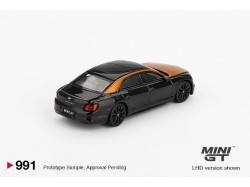 BENTLEY FLYING SPUR  2024 -gold met/black - 1:64 -Mini GT